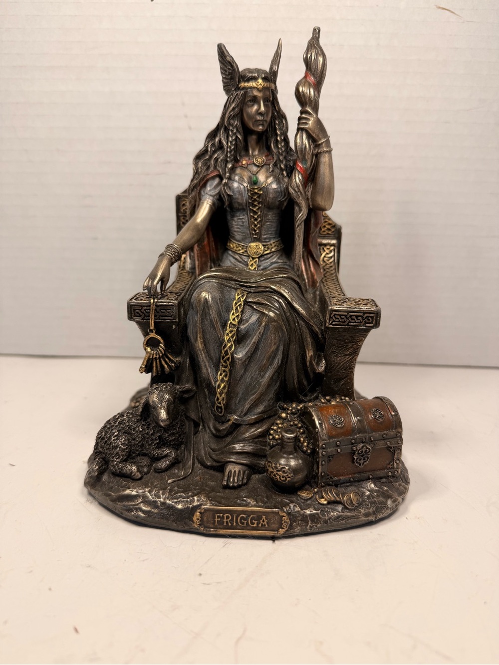 Veronese Frigga Norse Goddess of Love and Marriage Statue